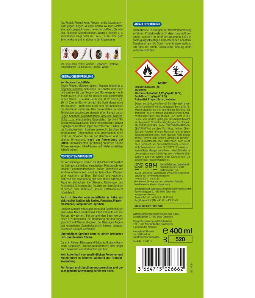 Protect Home Forminex Fliegen und Mücken Spray