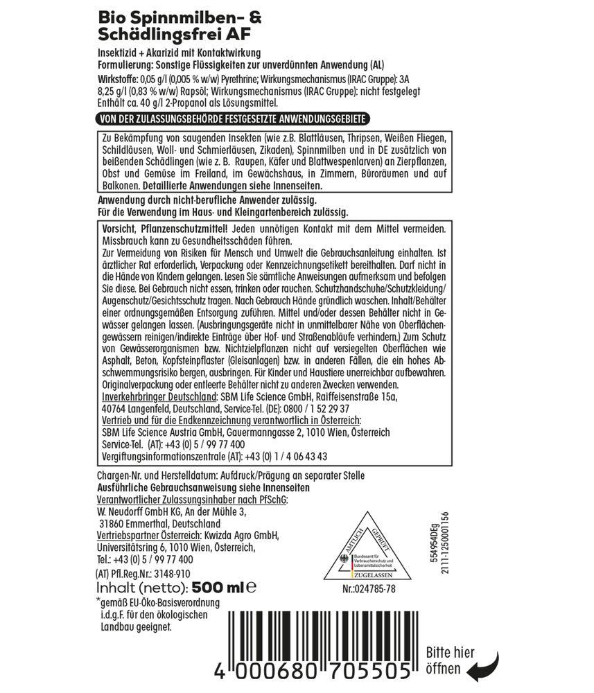 Solabiol Bio Spinnmilben- & Schädlingsfrei AF