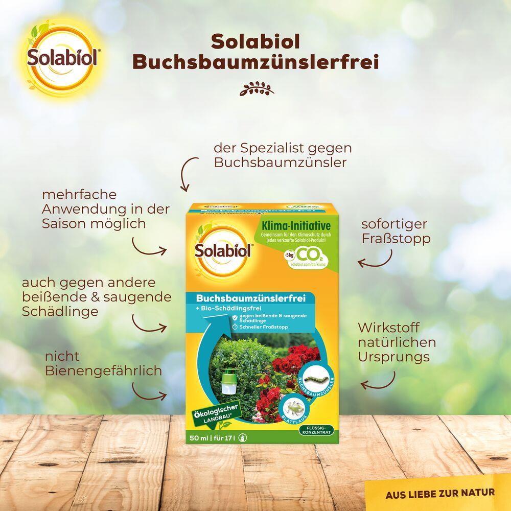 Solabiol Buchsbaumzünslerfrei + Bio-Schädlingsfrei