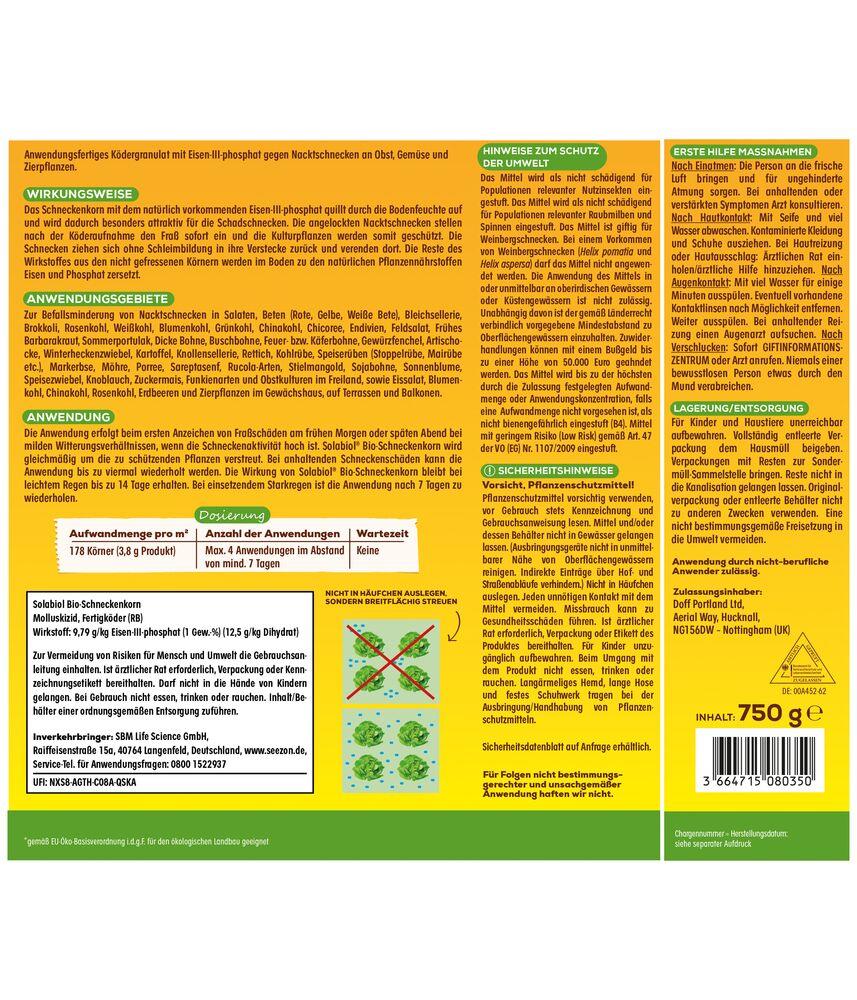 Solabiol Bio-Schneckenkorn