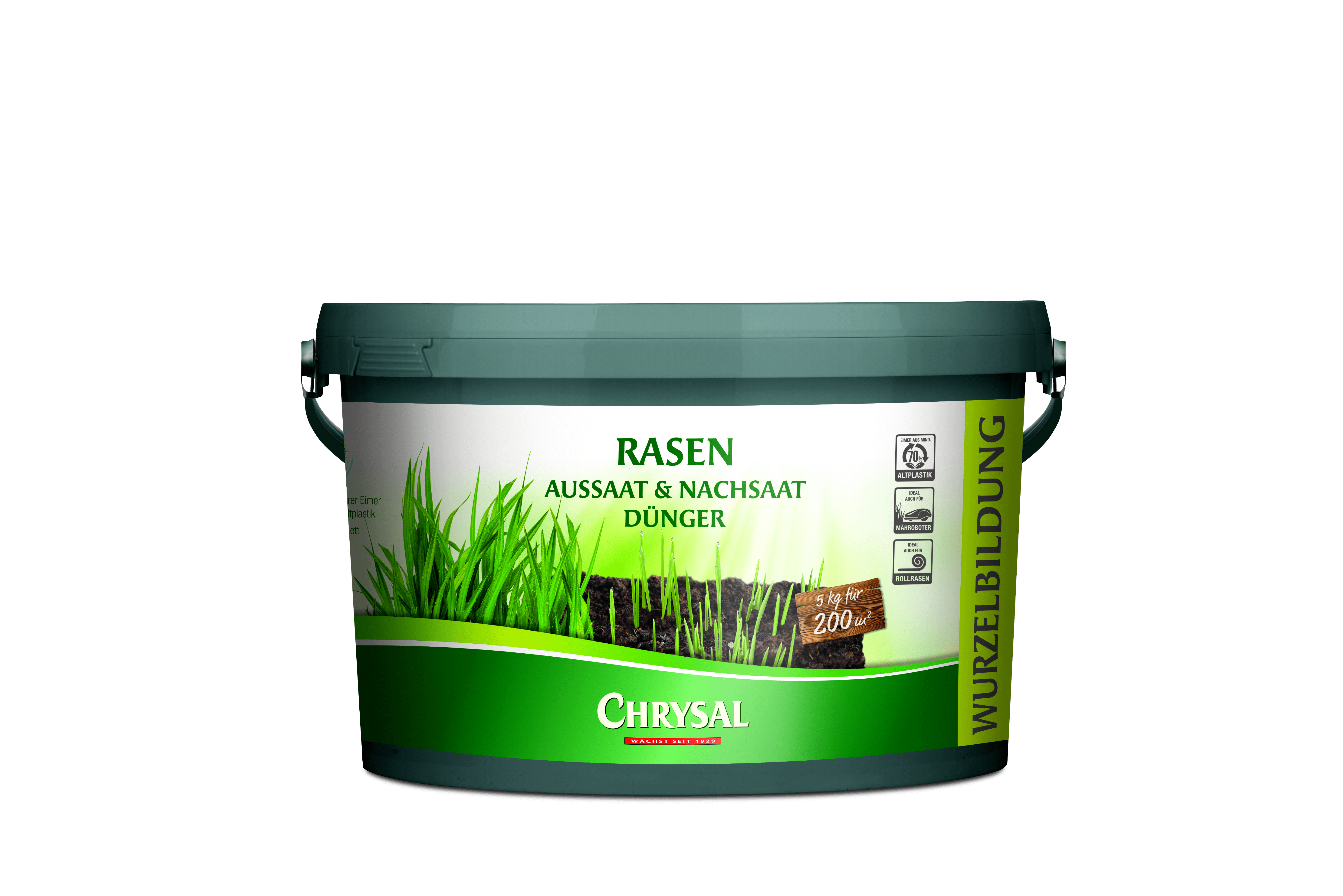 Chrysal Rasen Aussaat & Nachsaat Dünger 200 m² | 5 kg