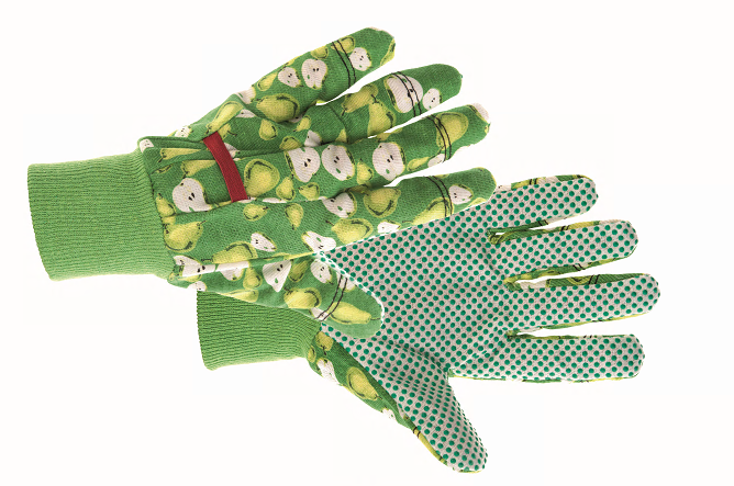 KIXX Handschuh Baumwolle/Vinyl Fast Fruity | grün