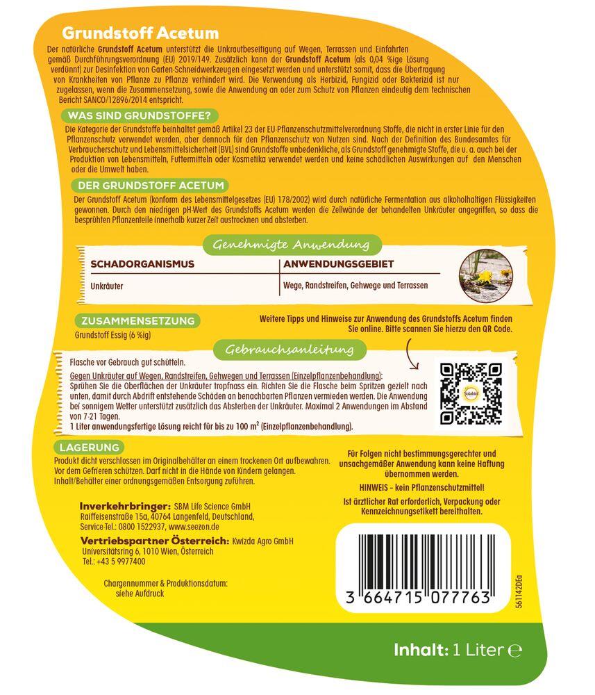 Solabiol Grundstoff Acetum Spray