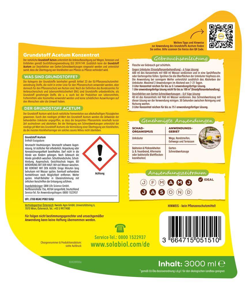 Solabiol Grundstoff Acetum